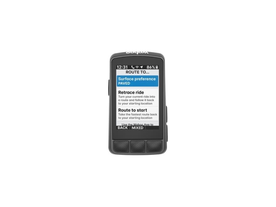 Wahoo ELEMNT BOLT V3 Aero GPS Bike Computer with Navigation