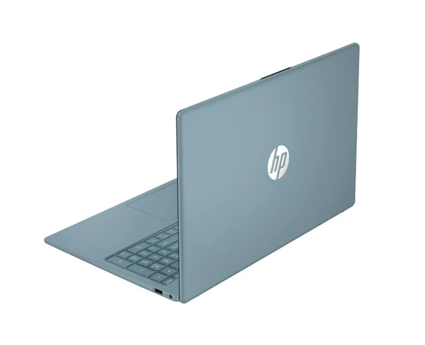 HP 15.6" Business Laptop Computer, 4-Core Intel N200 Processor, Windows 11 Laptop with 1-Year Microsoft Office 365, 4GB RAM 128GB UFS, Numeric Keypad, NLY Earphones, Moonlight Blue