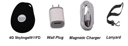 SkyAngel911FD - 4G -Mobile Cellular - NO Monthly FEE - 911-2-Way Voice