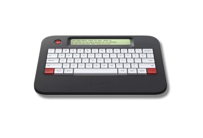 Freewrite Alpha | Distraction-Free Word Processor | Portable Digital Typewriter with Backlit LCD Display, Long Battery Life & Wi-Fi Backup for Writers | E-Typewriter w/Full-Size Mechanical Keyboard