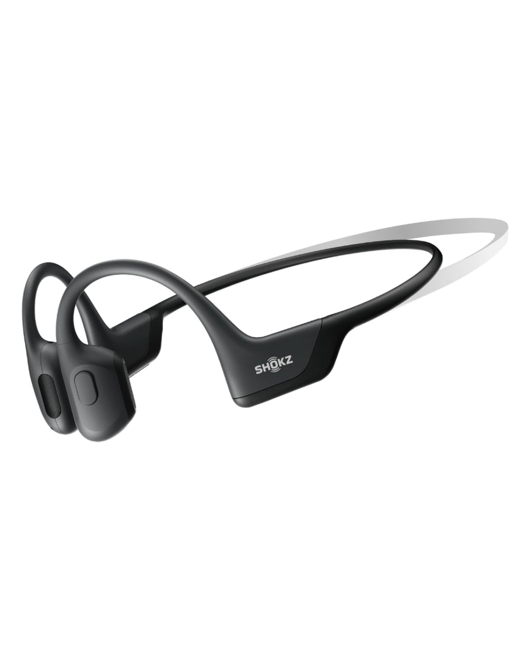 SHOKZ OpenRun Pro - Open-Ear Bluetooth Bone Conduction Sport Headphones - Sweat Resistant Wireless Earphones for Workouts and Running with Premium Deep Base - Built-in Mic, with Hair Band