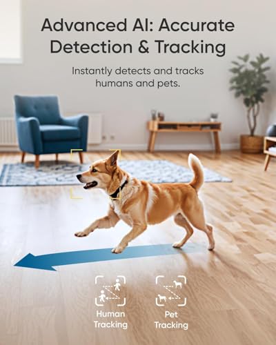 eufy Security Indoor Cam E30 (3-Pack),4K Pet/Baby/Nanny Camera,360° Pan Tilt,AI Auto Tracking,Color Night Vision,Two-Way Audio,AI Human/Pet Detection,Works with HomeKit
