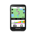 iGPSPORT BiNavi Bike Computer, 3.5‘’ Touch Screen Map Navigation Music Control Climb Tips, Wireless GPS Cycling Computer