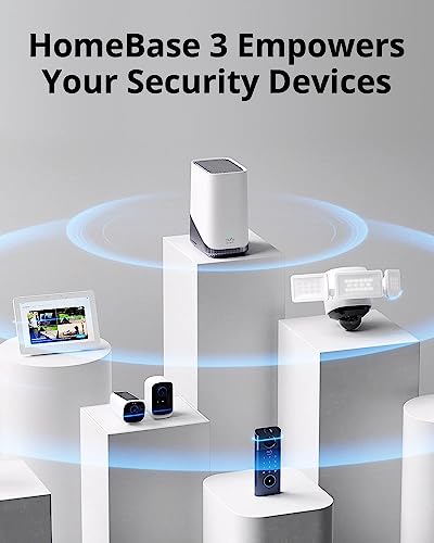 eufy Security Floodlight Camera E340 Wired HomeBase S380 (HomeBase 3)