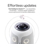Owl Labs Meeting Owl 3 - 360° 1080p HD Conference Room Camera, AI-Driven Speaker-Tracking, 18-Foot Mic Pickup - Certified for Microsoft Teams - Works with Zoom, Google Meet - Plug & Play Setup