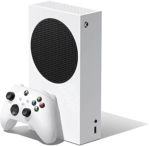 Microsoft Series S 512 GB All-Digital Console (Disc-Free Gaming) with HDMI Cable Controller Bundle | White | Include：Xbox Wireless Controller White, Xbox Series S Console (Renewed)