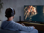 Sony RF400 Wireless Home Theater Headphones for Watching TV WHRF400, Black