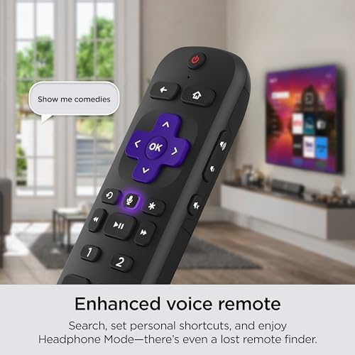 Roku Smart TV – 43-Inch Select Series 4K HDR RokuTV with Roku Enhanced Voice Remote, Brilliant 4K Picture, Automatic Brightness, & Seamless Streaming – Live Local News, Sports, Family Entertainment