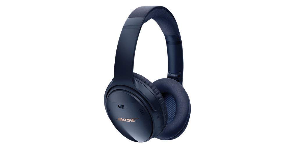 Bose QuietComfort 35 (Series II) Wireless Headphones, Noise Cancelling - Black (Renewed)