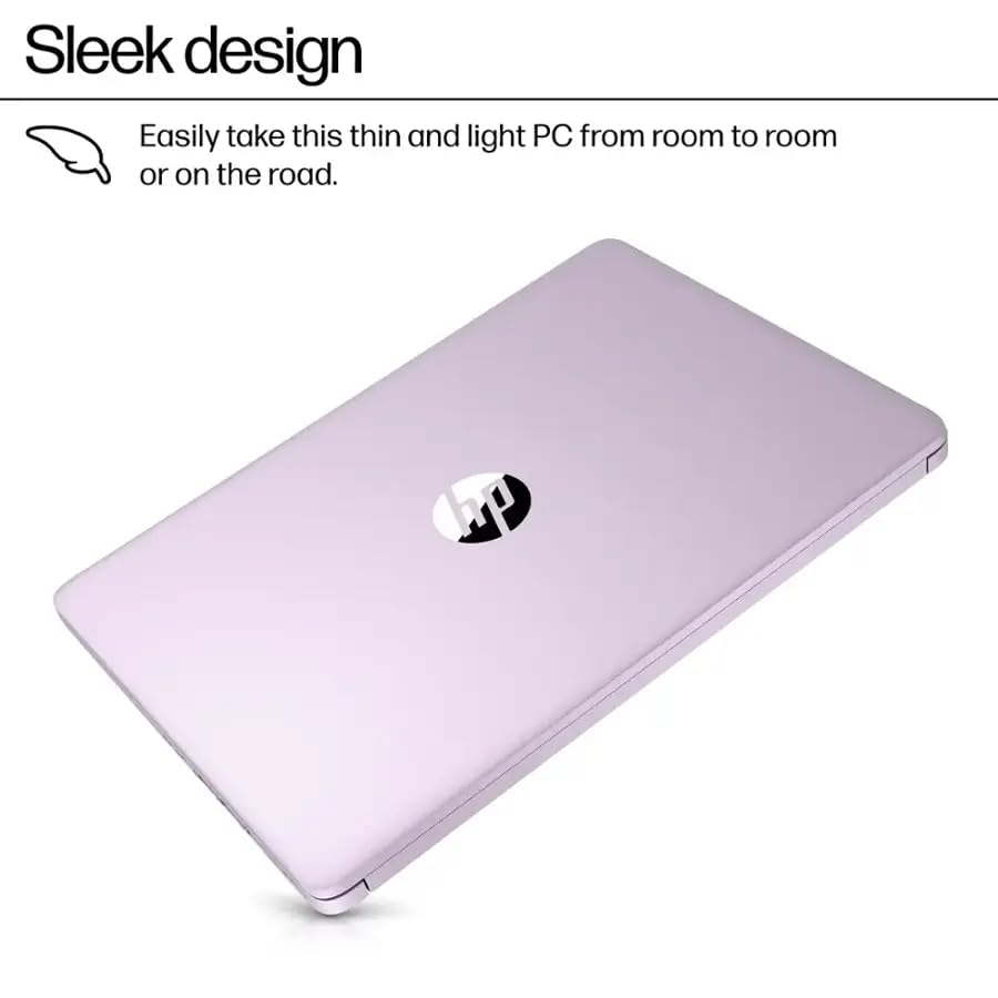 HP 14" Laptop Sleek Design for Studying and Collaboration, Intel Quad-Core N150(>N4120), 1 Year Office 365, 16GB RAM, 256GB Storage(128GB UFS + 128GB SD Card), Wi-Fi 6, Webcam, USB C, Win 11S