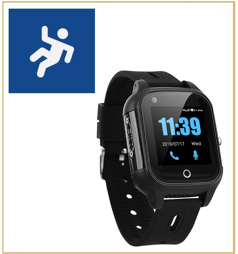 Call & Talk to 911 Watch - Mobile Cellular Medical Alert - No Monthly Fees