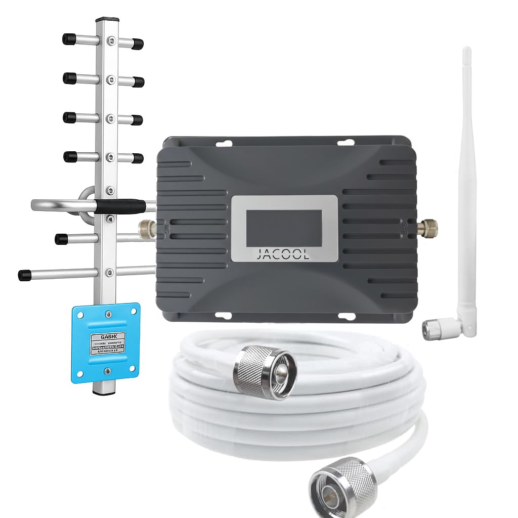 Vehicle Cell Phone Booster for Car Truck RV, Works with All U.S. Carriers