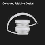 Beats Solo3 - Wireless Bluetooth On-Ear Headphones, Apple & Android Compatible, Up to 40H of Battery Life - Silver (Latest Model)