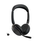Jabra Evolve2 65 Flex Wireless Stereo Headset with Hybrid ANC, Black