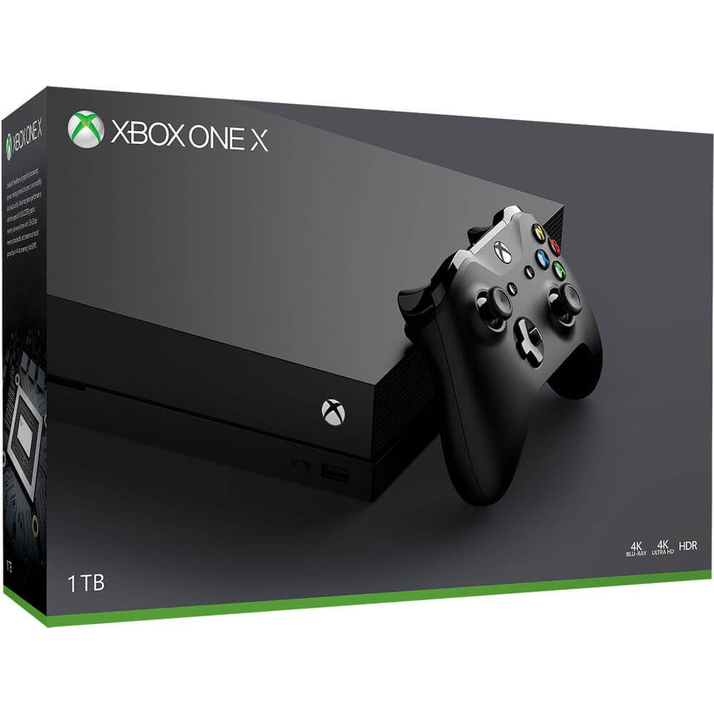 Microsoft Xbox One X 1Tb Console With Wireless Controller: Xbox One X Enhanced, Hdr, Native 4K, Ultra Hd (Discontinued)