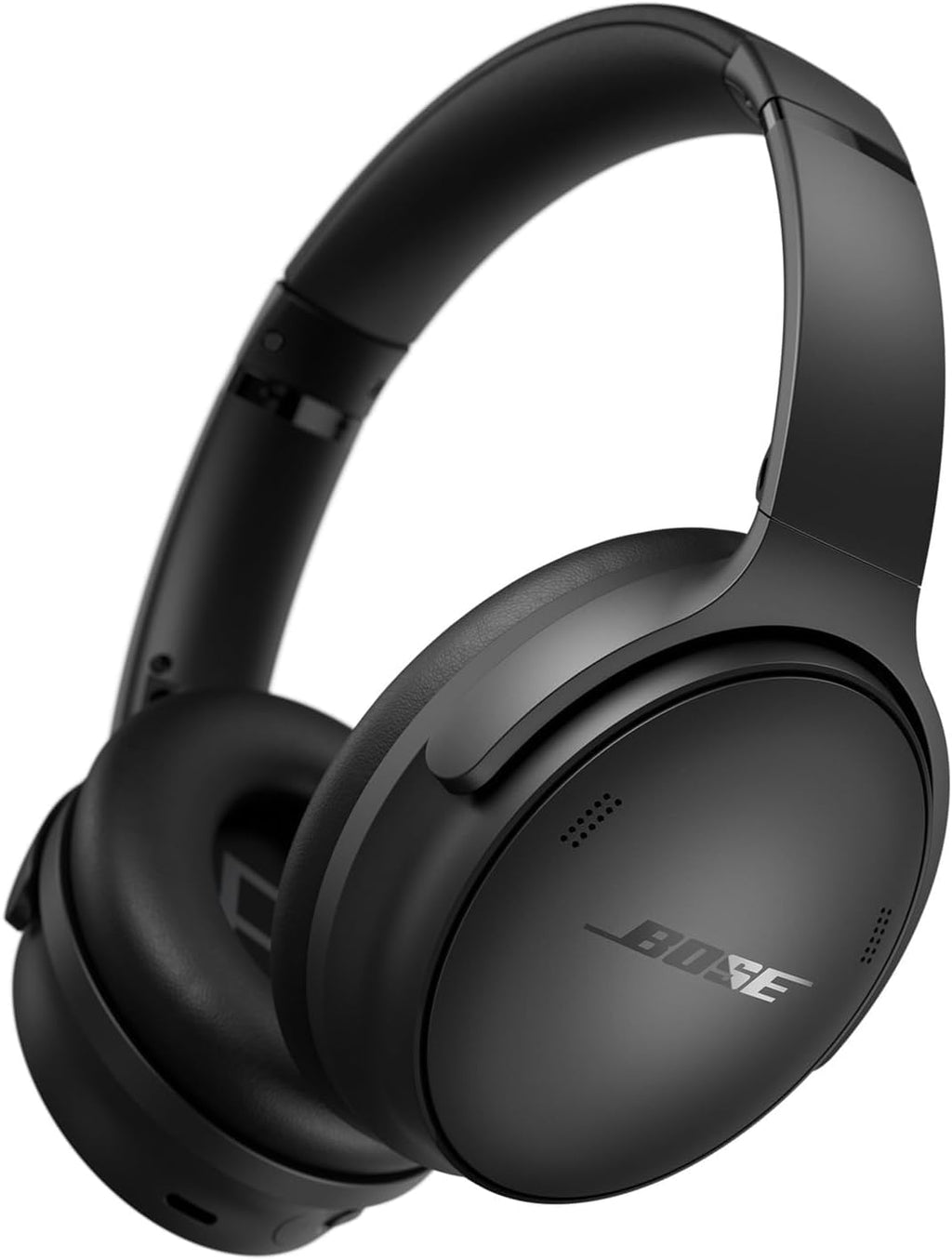 Bose QuietComfort Wireless Noise Cancelling Headphones, Bluetooth Over Ear Headphones with Up to 24 Hours of Battery Life, White Smoke (Renewed)