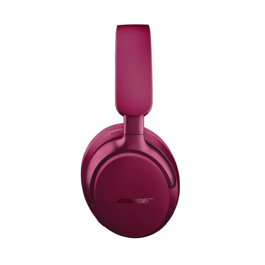 Bose QuietComfort Ultra Bluetooth Headphones, Wireless Headphones with Spatial Audio, Over Ear Noise Cancelling with Mic, Up to 24 Hours of Playtime, Deep Plum - Limited Edition Color (Renewed)