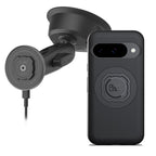 Quad Lock Heavy Duty Suction Car Phone Mount with MAG Phone Case and MAG Wireless Charging Head for Pixel 11 Pro XL