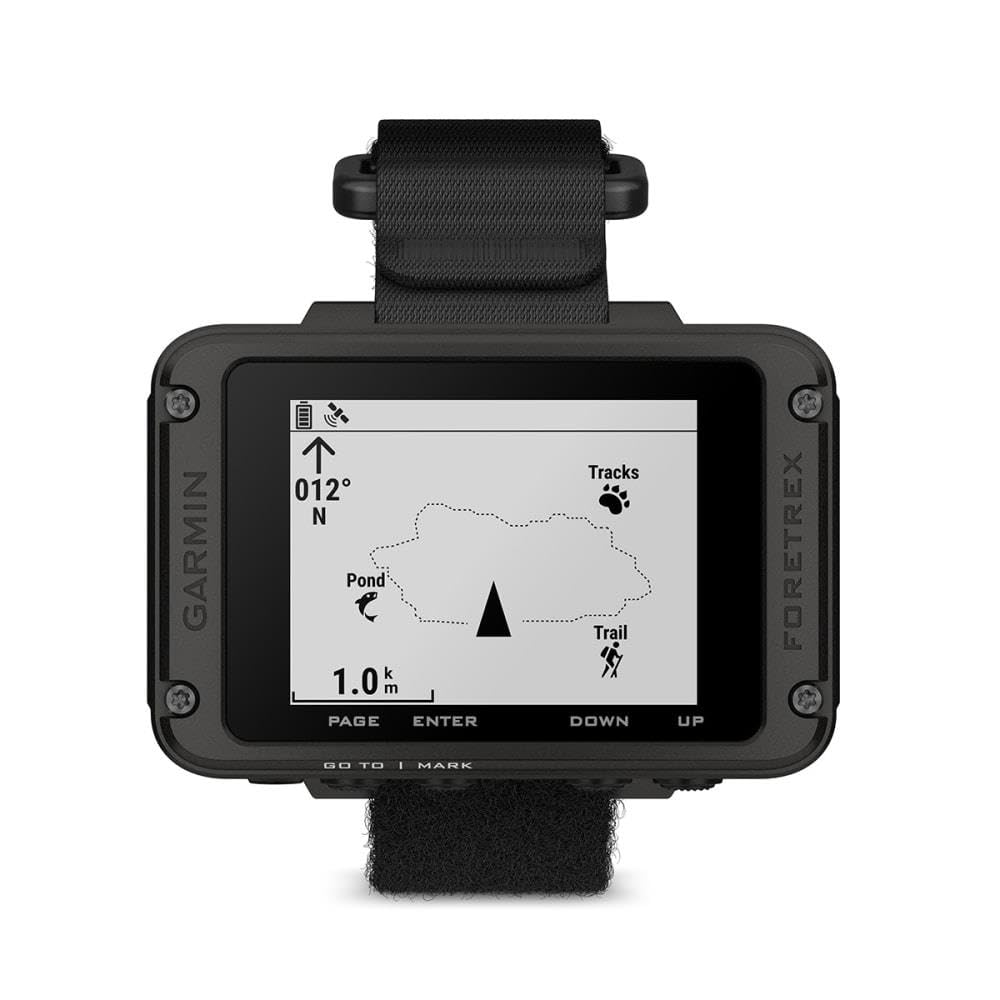 Garmin Foretrex 801, Wrist-Mounted GPS Navigation with Strap, Upgraded Multi-Band GNSS, Longer Battery Life (Renewed)