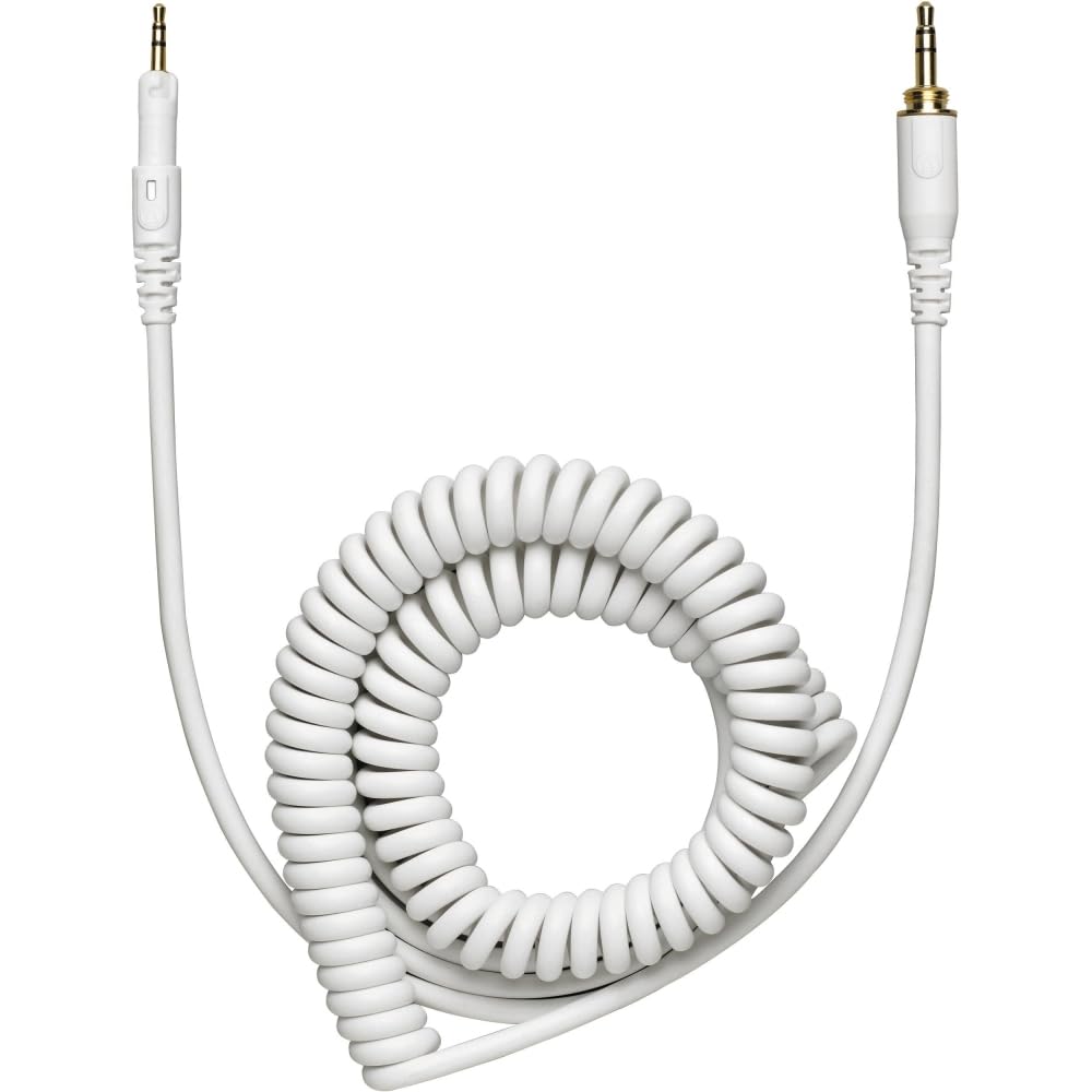 Audio-Technica ATH-M50x Closed-Back Monitor Headphones | White Bundle