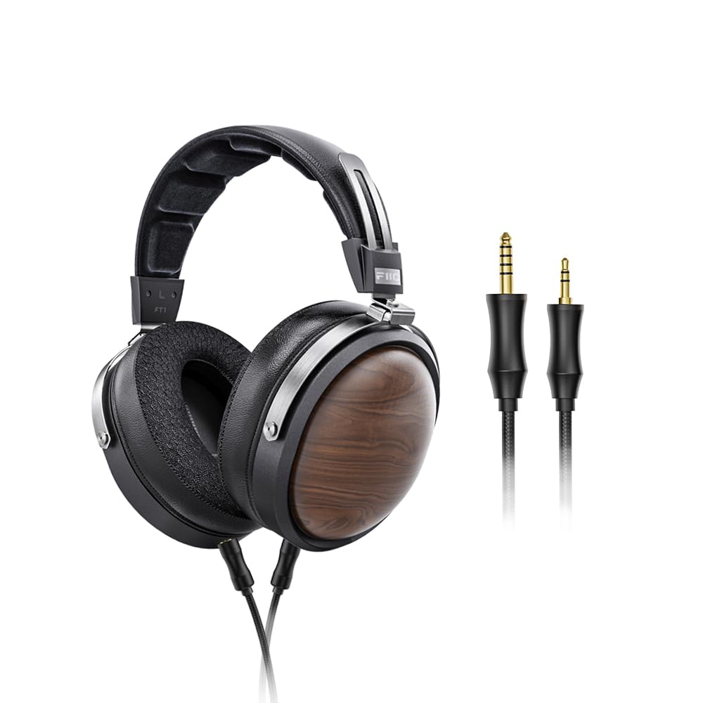 FiiO FT1 32Ω Large Dynamic Driver Headphones with Solid Wood Cups