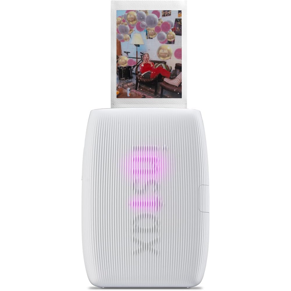 FUJIFILM INSTAX MINI LINK 3 Smartphone Printer (Clay White) 40-Photo Bundle
