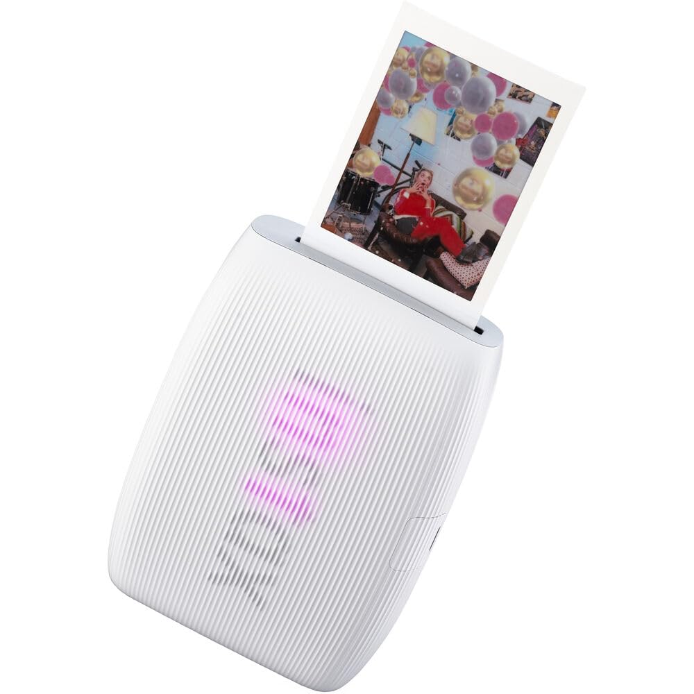 FUJIFILM INSTAX MINI LINK 3 Smartphone Printer (Clay White) 40-Photo Bundle