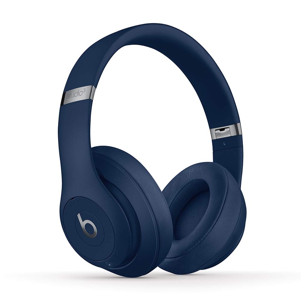 Beats Studio3 Wireless Noise Cancelling Over-Ear Headphones - Apple W1 Headphone Chip, Class 1 Bluetooth, Active Noise Cancelling, 22 Hours of Listening Time - Matte Black (Previous Model)