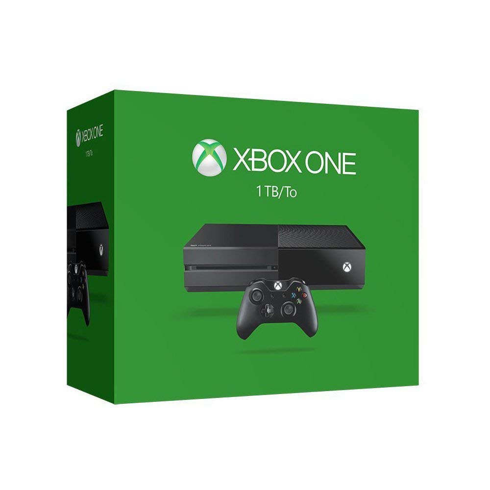 Microsoft Xbox One Console with Accessories, 1TB HDD - Black