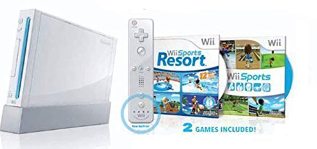 Nintendo Wii Sports & Resort Special Value Edition (Renewed) (2 Player White)