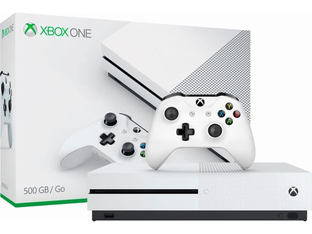 Microsoft - Xbox One S 500GB Console - White - ZQ9-00028 (Renewed)