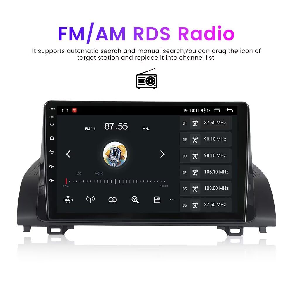 5GWiFi Upgrade Stereo Radio for Honda Accord 10th 2018-2022 Non-Touchscreen