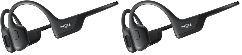 SHOKZ OpenRun Pro - Open-Ear Bluetooth Bone Conduction Sport Headphones - Sweat Resistant Wireless Earphones for Workouts and Running with Premium Deep Base - Built-in Mic, with Hair Band