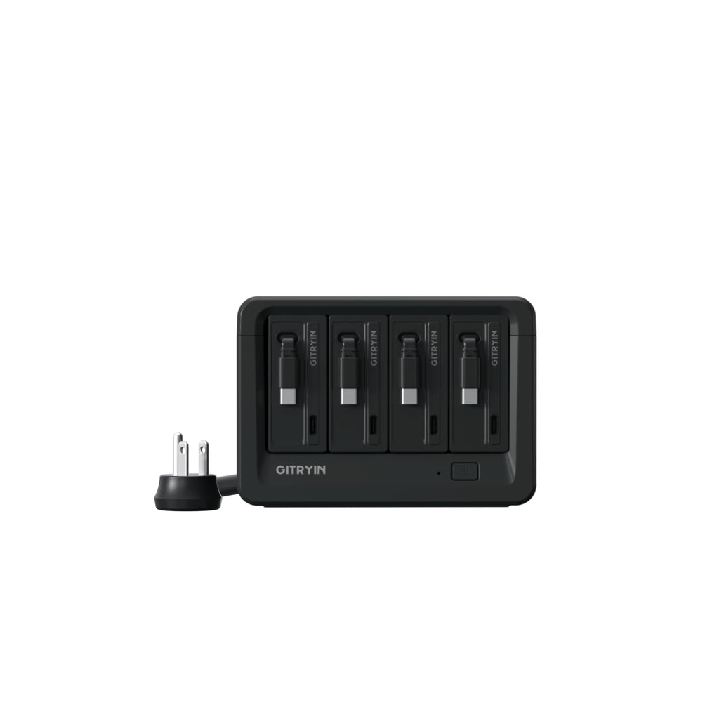 4 Type-C Retractable Wall Chargers and 1 Power Strip with App Remote Control, 12-in-1 Smart WiFi Modular Charging Station