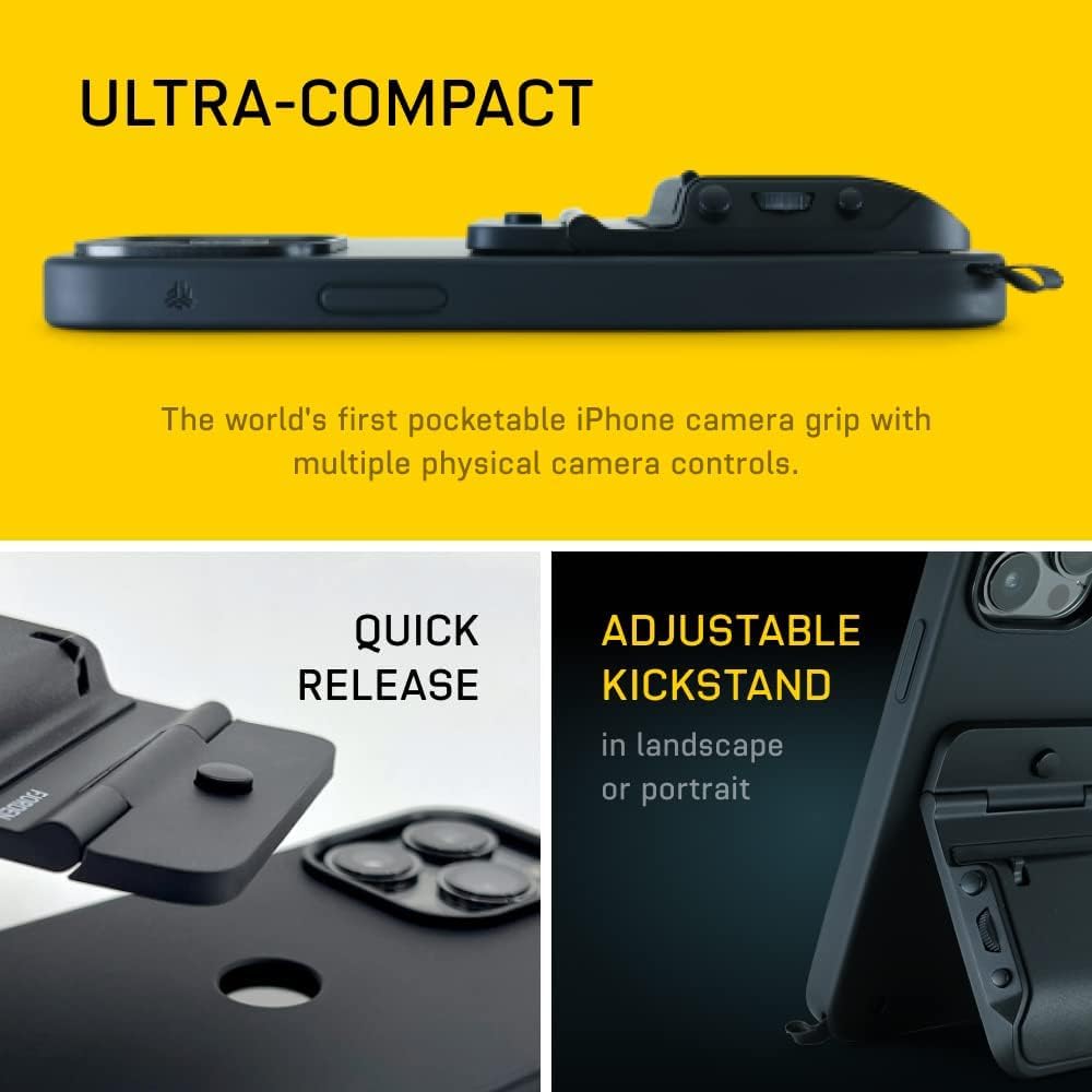 FJORDEN Camera Grip Plus Bundle for iPhone 16 Pro - Magsafe Compatible