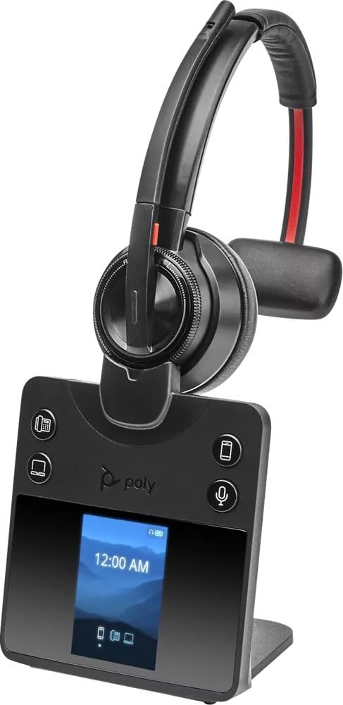Plantronics Poly DECT Savi 8410 Office Monaural Headset Kit