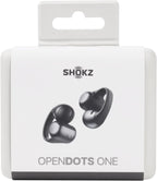 SHOKZ OpenDots ONE Open-Ear Clip-On Bluetooth Earbuds, Black, Dolby Audio