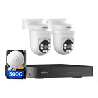 Hiseeu 3K PTZ Wired Security Camera System Outdoor,8PCS 5MP Cameras,1TB HDD