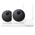 Cam Outdoor Starter Bundle v2 (2 Camera + Base Station) - 1080p HD Wireless Home Security Camera, Battery-Powered, IP65 Rated, Color Night Vision, 2-Way Audio, Compatible with Alexa & Google