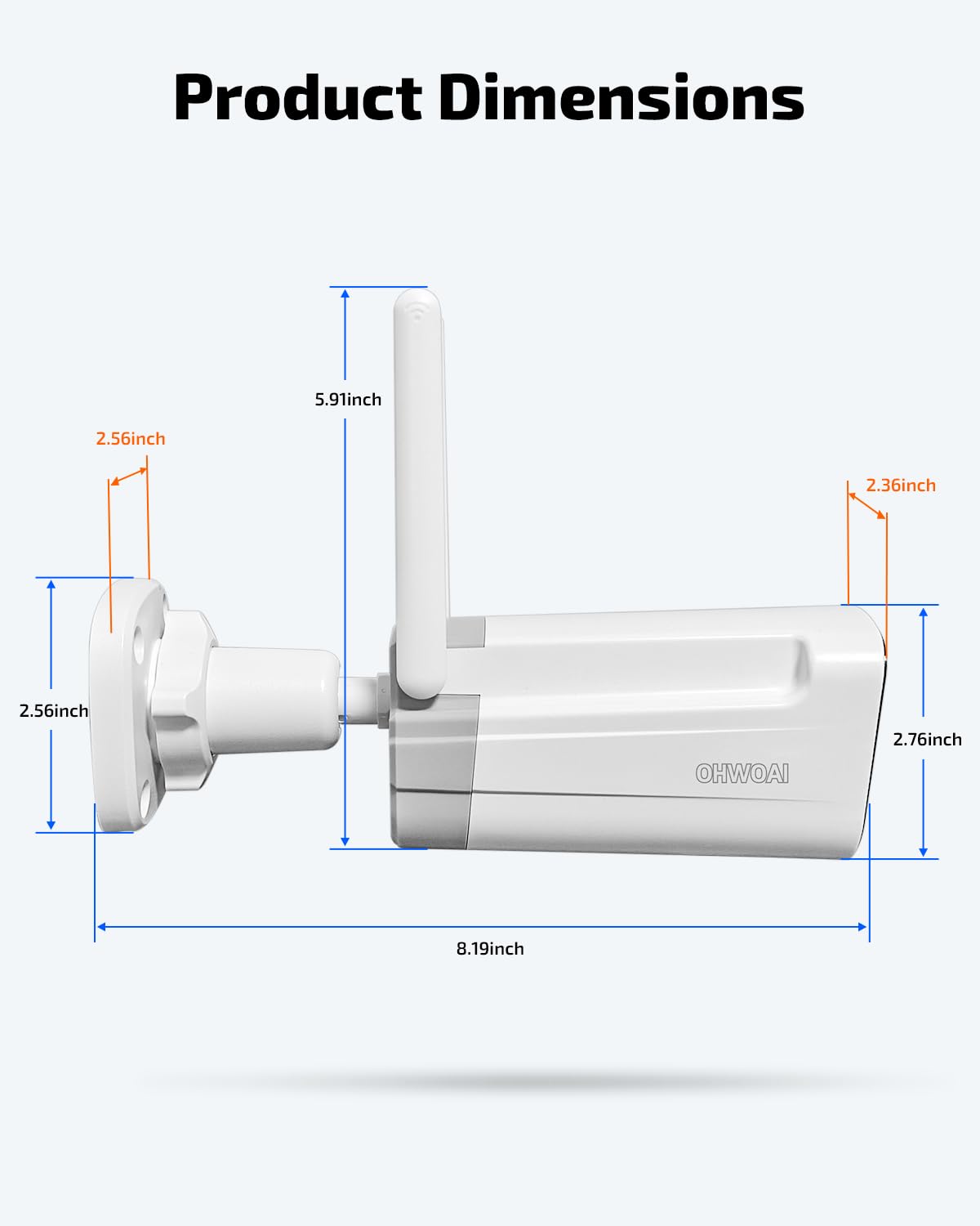 Wireless Outdoor Security Camera System, Solar Powered WiFi Cameras Systems