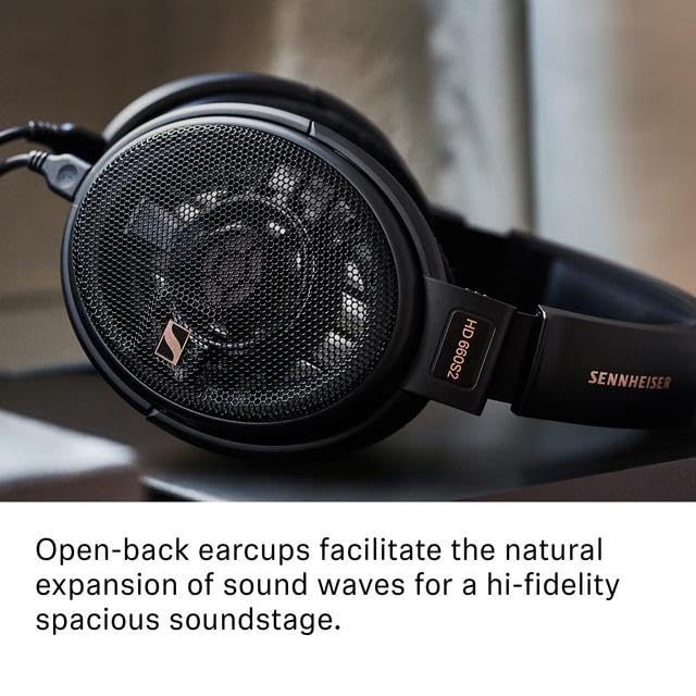 Sennheiser HD 660S2 - Audiophile Open-Back Over Ear Headphones with Deep Bass Extension and Refined Acoustic Performance, Over-Ear Headphones for PC, Music, Gaming, Podcasts, Premium Black