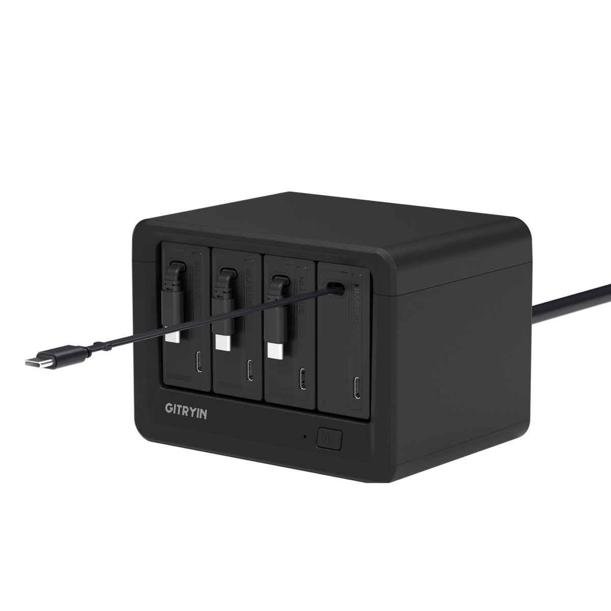 12-in-1 Desktop Charging Station, 260W USB Retractable GaN Charger