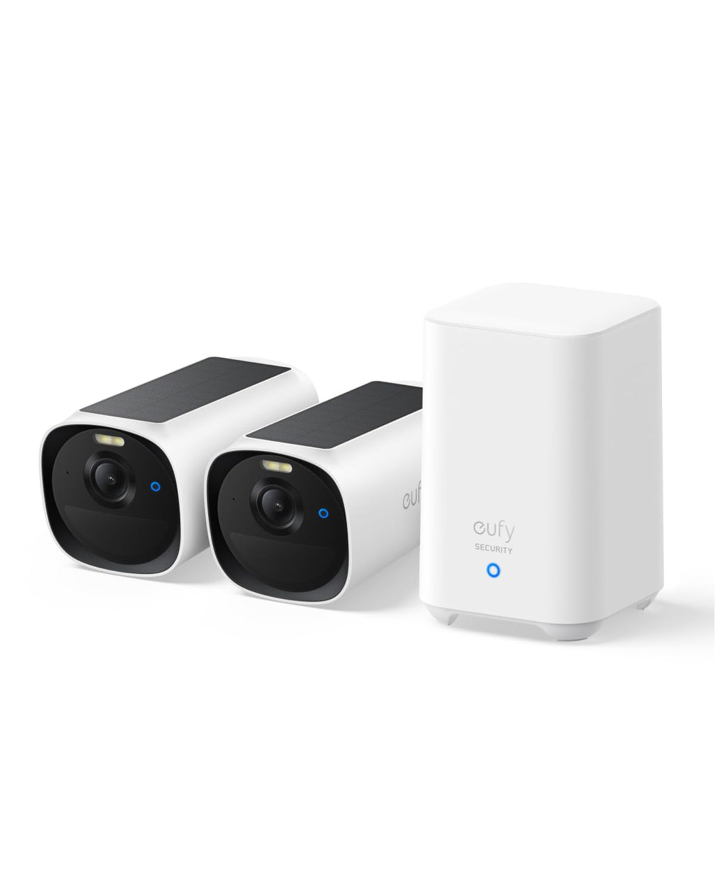 eufy Security eufyCam E40 2-Cam Kit, 2K MaxColor Night Vision，Built-in 16GB