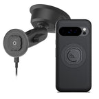 Quad Lock Heavy Duty Suction Car Phone Mount with MAG Phone Case and MAG Wireless Charging Head for Pixel 11 Pro XL