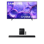 Samsung 43-Inch Class Crystal UHD U8000F 4K Smart TV (2025 Model) Endless Free Content, Processor, MetalStream Design, Knox Security, Alexa Built-in