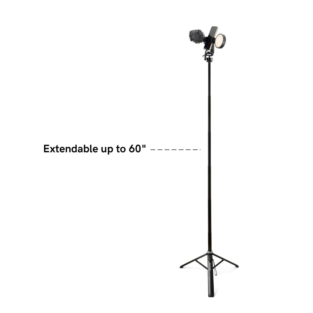 Lume Cube Content Creator Kit with LED Video Light, Microphone & Tripod – Video Recording & Vlogging Kit for YouTube, TikTok & Phone Content Creation | Portable Creator Lighting Kit