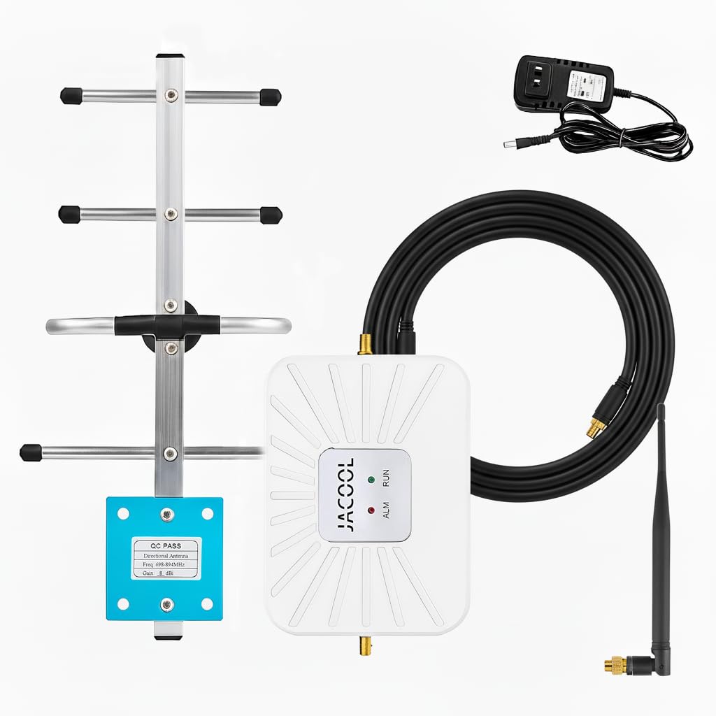 Vehicle Cell Phone Booster for Car Truck RV, Works with All U.S. Carriers