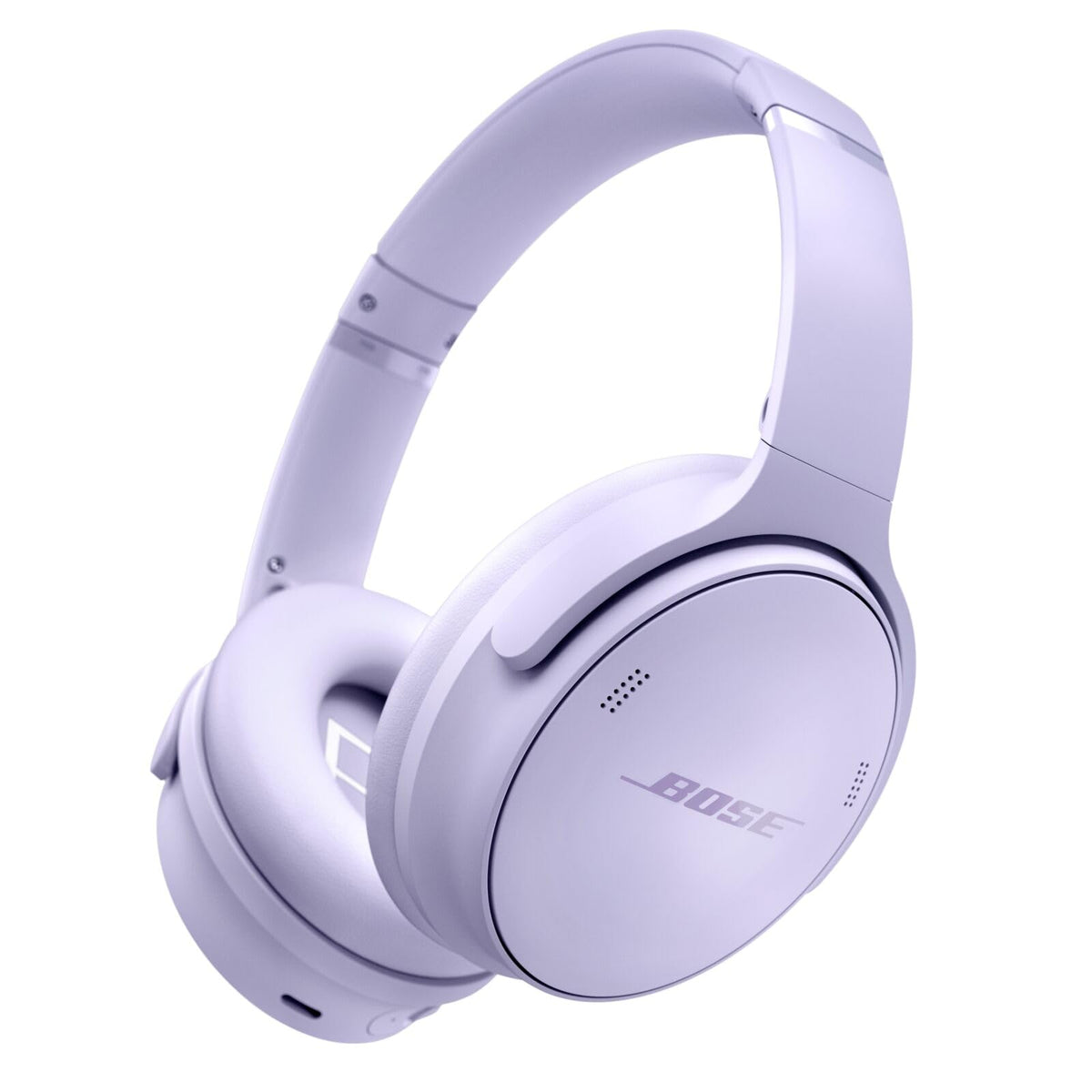 Bose QuietComfort Headphones - Wireless Bluetooth Headphones, Active Over Ear Noise Cancelling and Mic, USB-C Charging, Deep Bass, Up to 24 Hours of Playtime, Moonlight Grey - Limited Edition Color
