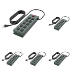 Belkin 10-Outlet Surge Protector Power Strip, 885J, 15ft Cord, 5 Pack