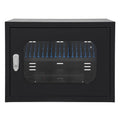 20-Unit Charging Cabinet for Phones, Black
